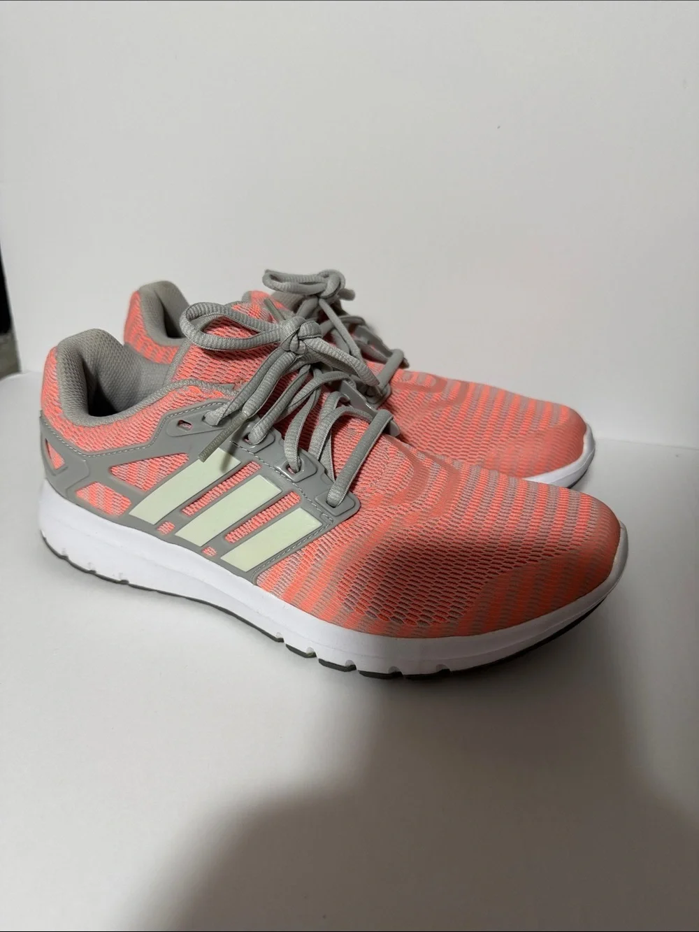 adidas Women’s Coral and Gray Athletic Running Shoes